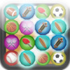 A Sports Tap Match the Bubbles Row Puzzle Game - Free Version