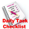 Daily Task Checklist.Daily Task To-Do List.Daily Task Manager