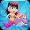 Little Mermaid Reef : The World of Pretty Dolphins & Underwater Treasure