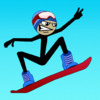 Stickman Snowboarder HD Free