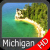 Marine: Michigan & Superior Lakes HD - GPS Map Navigator