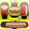 a Crazy Burgers Bar Breaker ! Soda, Fries and Burgers ! Select the Menu !