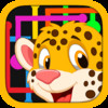 Animal Family Flow Line Zoo Saga - Match Faces and Colors & Set Pets Free