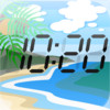 Natural Photo Clock -Sea-