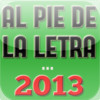 Al pie de la letra 2013