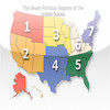 The Seven Political Regions of the US SOL US2.C