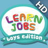 ABC Baby Learn Jobs - Boys Edition - 3 in 1 Game for Preschool Kids - Memorize Names of Professions and Occupations