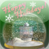 3D Snow Globe - Snowman