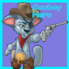 Cowboy hero, save the bank against thieves