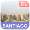 Santiago, Chile Offline Map - PLACE STARS