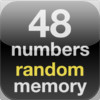 48 numbers random memory