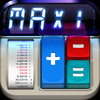 MaxiCalc: Big Digits Calculator with 80's Vintage Paper Tape for iPad HD (Ads Free)