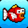 Floppy Fish - Tiny Flying Bird Fish Splashy Challenge