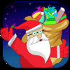 Flying Santa Claus - Saving Christmas tree gifts for children’s and family