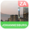 Johannesburg, South Africa Map - PLACE STARS