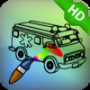 Trucks Coloring Book HD