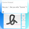 Cursive Notepad