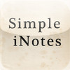 Simple iNotes