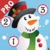 Christmas counting game for children: Learn to count the numbers 1-10 with Santa for Christmas