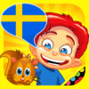 Swedish for kids: play, learn and discover the world - children learn a language through play activities: fun quizzes, flash card games and puzzles