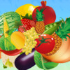 Kids Vegetables and Fruits Flash Cards