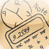 Paper Calculator & Clock - Calculator with sketch pad and clock