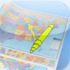 Paper Map with markers for iPhone