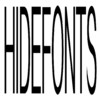 Hide Fonts