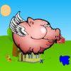 Pixie Pig - An Endless Tap Screen Flyer Game - A Pig that Swoops and Flys like a Bird