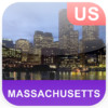 Massachusetts, USA Offline Map