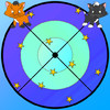 Cats dart game for kids