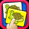 Match Them Together HD Lite by KLAP - A great memory exercise for kids. They learn how to recollect and identify the order of pictures of animals, fruits, vegetables. toys.