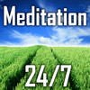 Music for meditation . Tune in to unlimited white noise new age calming nature relaxed melodies radio stations for guided meditation , yoga , spa , zen meditate , peaceful nights and relaxation PRO