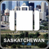 Map Saskatchewan, Canada (Golden Forge)