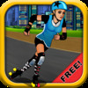 A Roller Derby Candy Dash - Free Downhill Racing Game