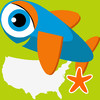 Smart Fish: States Run - learn United States geography in this fast-paced game