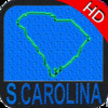 South Carolina nautical chart HD: marine & lake gps waypoint, route and track for boating cruising fishing yachting sailing diving