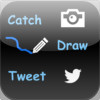 Catch, draw and tweet